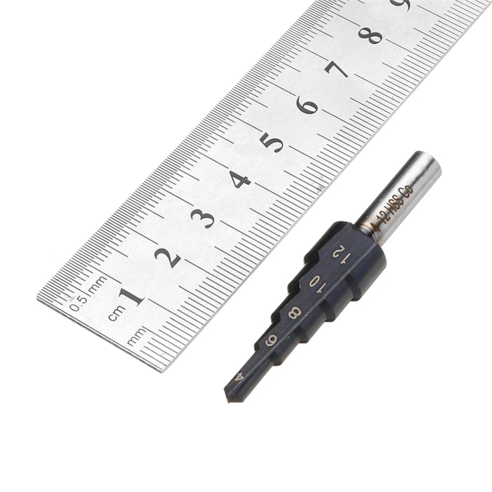 

M35 Cobalt Step Drill Bit TiAlN Coated Round Shank Step Drill for Aluminum