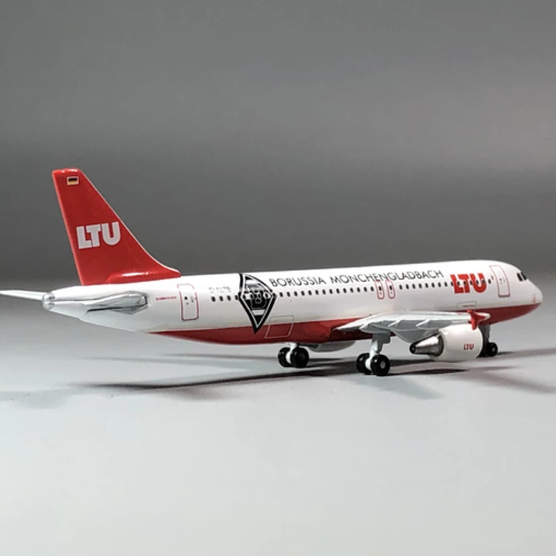 Модель самолета Германия A320 D-ALTB Borussia Monchengladbach металлический статический дисплей