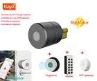 Умный дверной замок Tuya Smartlock M531 в стиле NUKI для европейского профиляшвейцарского кругаанглийского овалацилиндра с ручкой