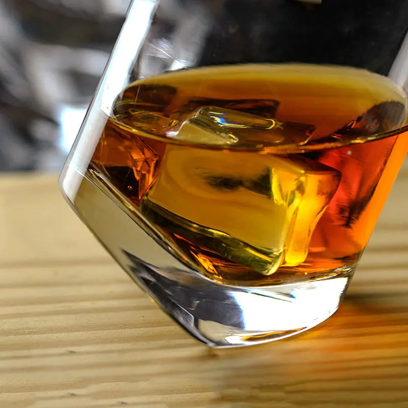 Italian Style Leaning Tower Of Pisa Crystal Whiseddy Whiskey Glass Oblique Engraved Design Scotch Whisky Tumbler Brandy Wine Cup | Дом и сад