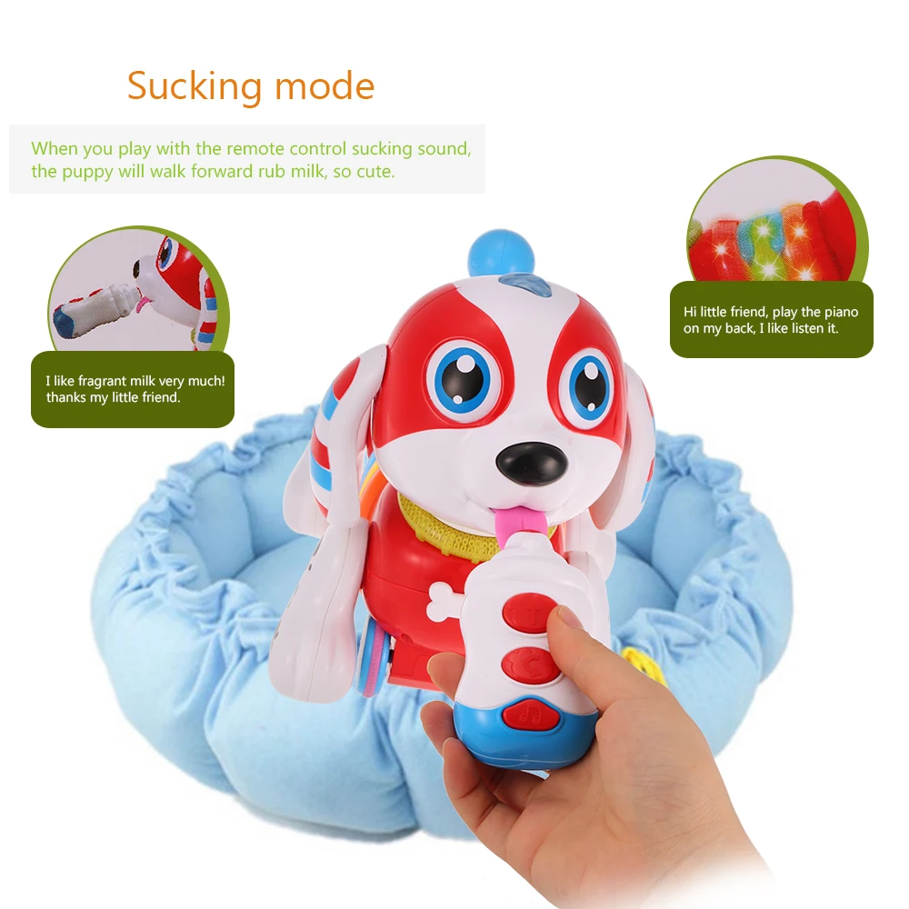Игрушки CANHUI BB396 IR RC Smart сосиска собака поет танцы ходячая Робот электронный