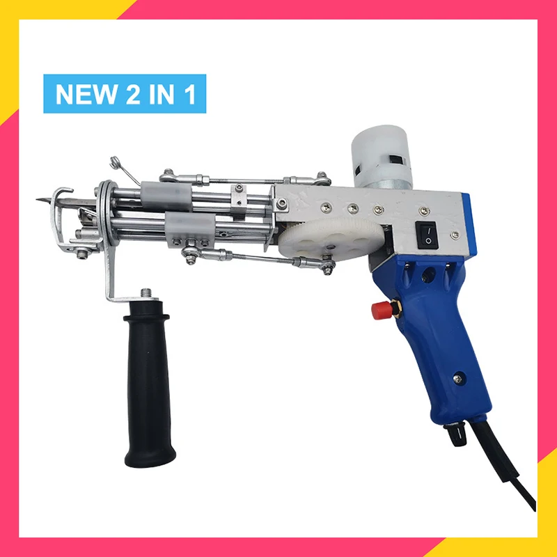 

Пистолет для нарезки ковров и петель, 2 в 1, электрический, 5-40 стежков