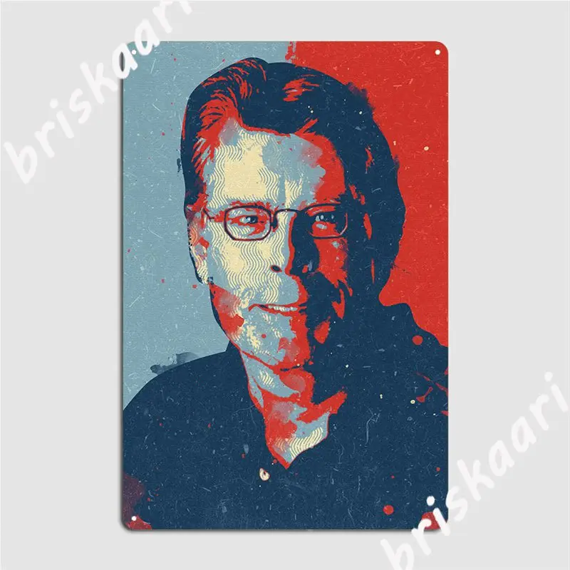 

Постер Stephen King, металлическая фотография, домашний Забавный Настенный декор, оловянный знак, постер