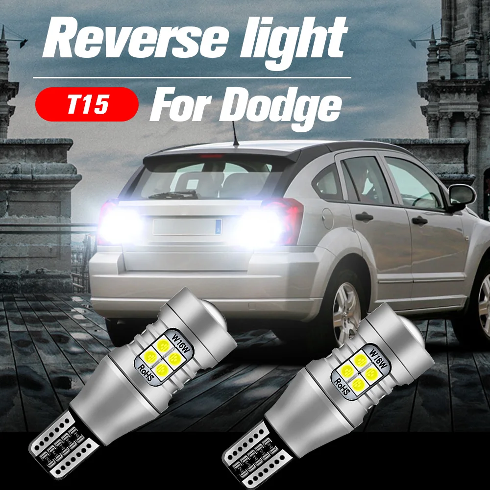 

2x LED Reverse Light Blub Lamp W16W T15 921 For Dodge Durango Avenger Caliber Neon Challenger Magnum Charger Ram 1500 2500 3500