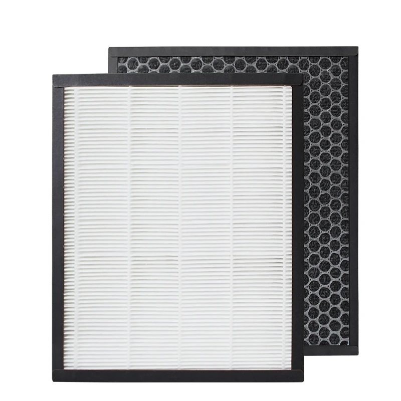 

2pcs HEPA and Activated Carbon Filter for replacement Sharp FZ-A51HFR FZ-A51DFR KC-A50JW KC-A51R-B KC-A50EUW Air Purifier