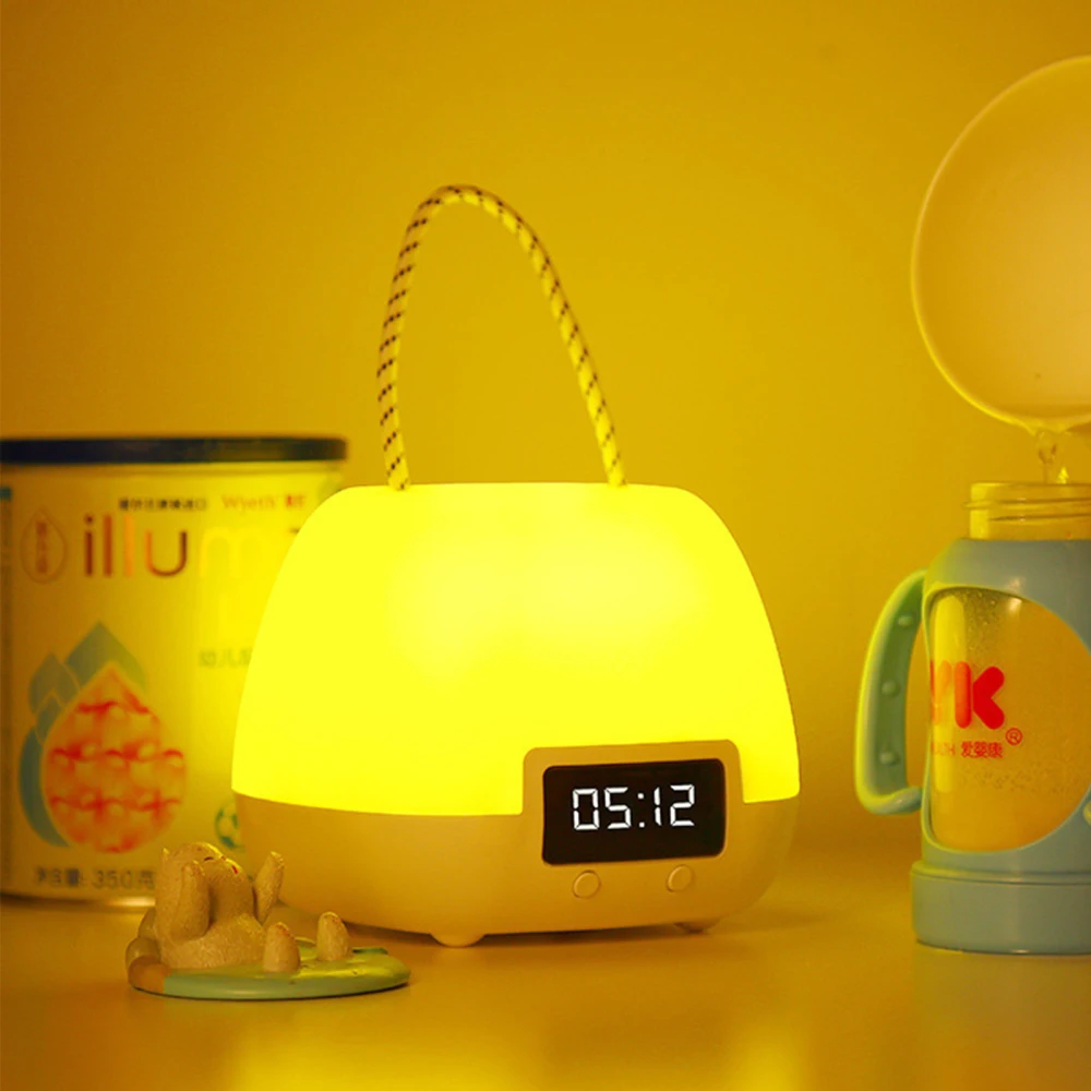 Ночник прикроватная лампа 3 цвета трехцветный пульт дистанционного управления