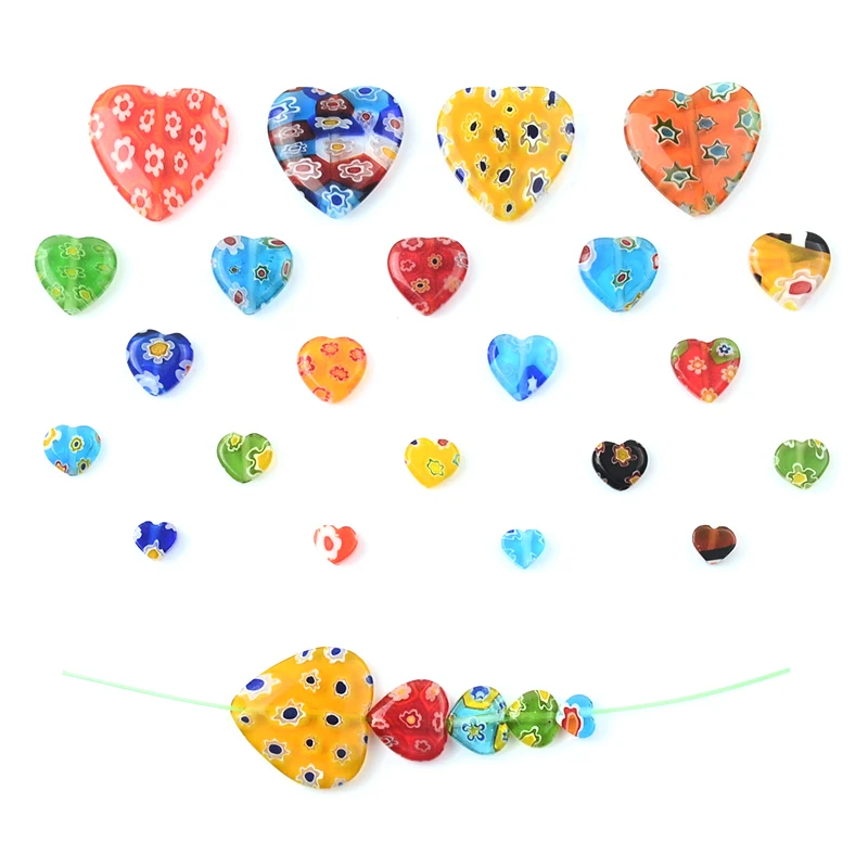 Зеркальные стеклянные бусины лампворк каменные для изготовления ювелирных