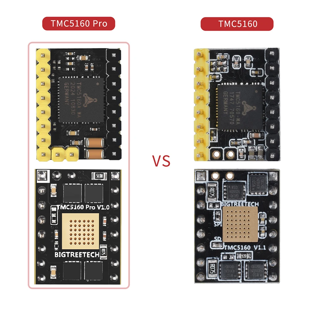 bigtreeteh btt tmc5160 pro v1 1 spi stepper motor driver for octopus pro skr v1 4 mini e3 ender3 upgrade 3d printer parts free global shipping