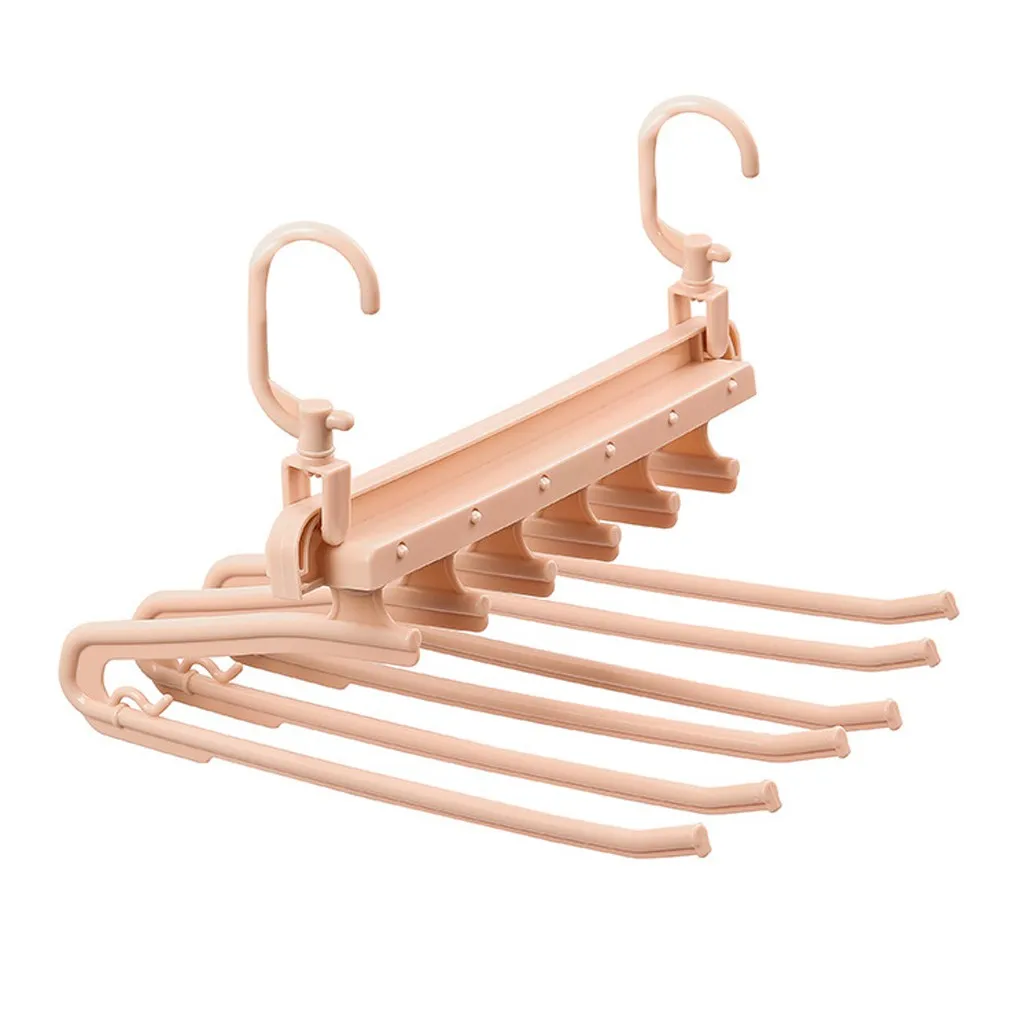 

Multifunctional Storage folding Pants rack Hanging Clothing Hangers Hanging Rack Pants Hanger Multilayer Closet YB090M62