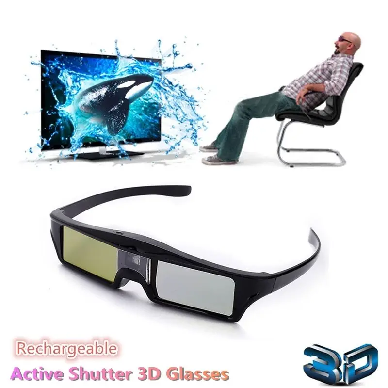 Перезаряжаемые активные 3d очки затвора для смартфона BenQ Acer Sony все DLP проектор|3D