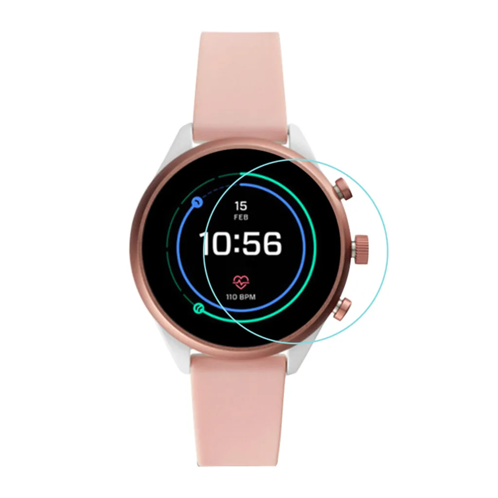 3 шт. защитная пленка из закаленного стекла для умных часов Fossil Sport 41