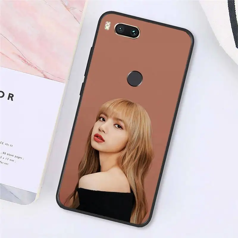 

Lisa Korean star singer Phone Cases For Xiaomi Redmi note 7 8 9 t k30 max3 9 s 10 pro lite Luxury brand shell funda coque