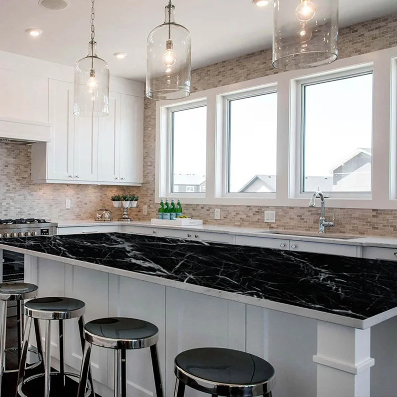 

1M Modern Living Room Furniture Desktop Waterproof Marble Wallpaper Vinyl Self Adhesive Contact Paper Solid Color Home Decor