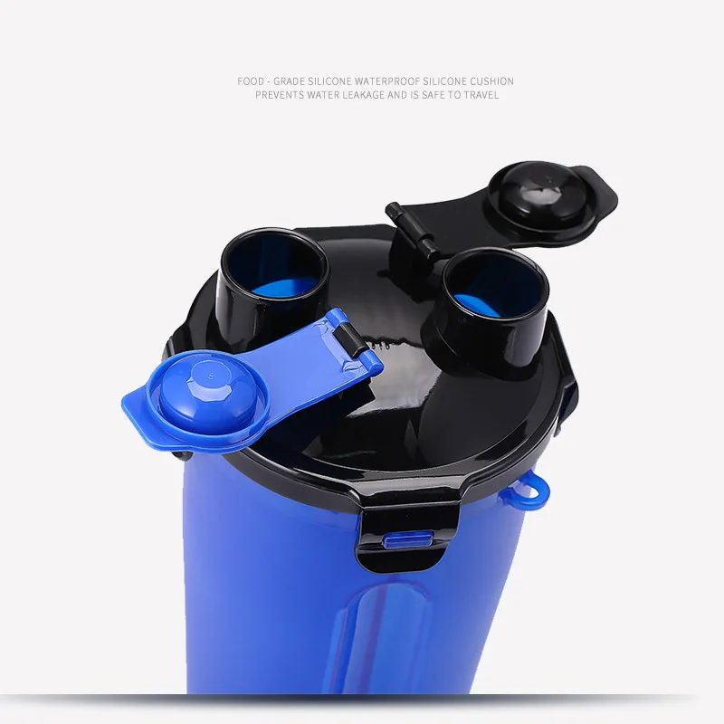 2019 креативный Портативный 2 в 1 контейнер для воды домашних животных с складная