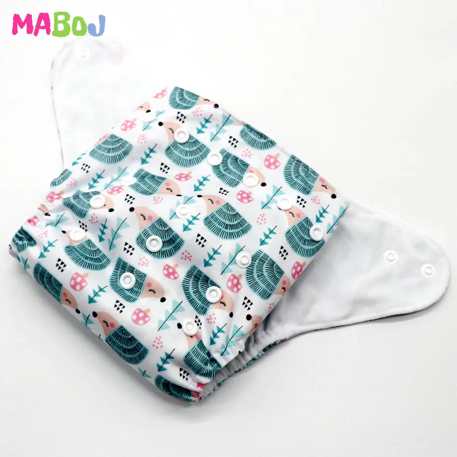 MABOJ тканевые подгузники детские моющиеся многоразовые настоящие карманные для