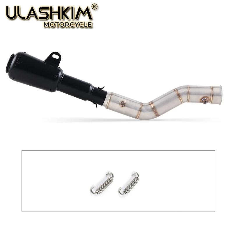 Мотоцикл глушитель Escape полная система средняя ссылка труба без шнуровки для yamaha