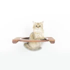Космическая капсула Pet помет прозрачное окно, кошка дом деревянный Игровой комплекс для кошек на стене дома деревянная рамка для скалолазания котенок мост