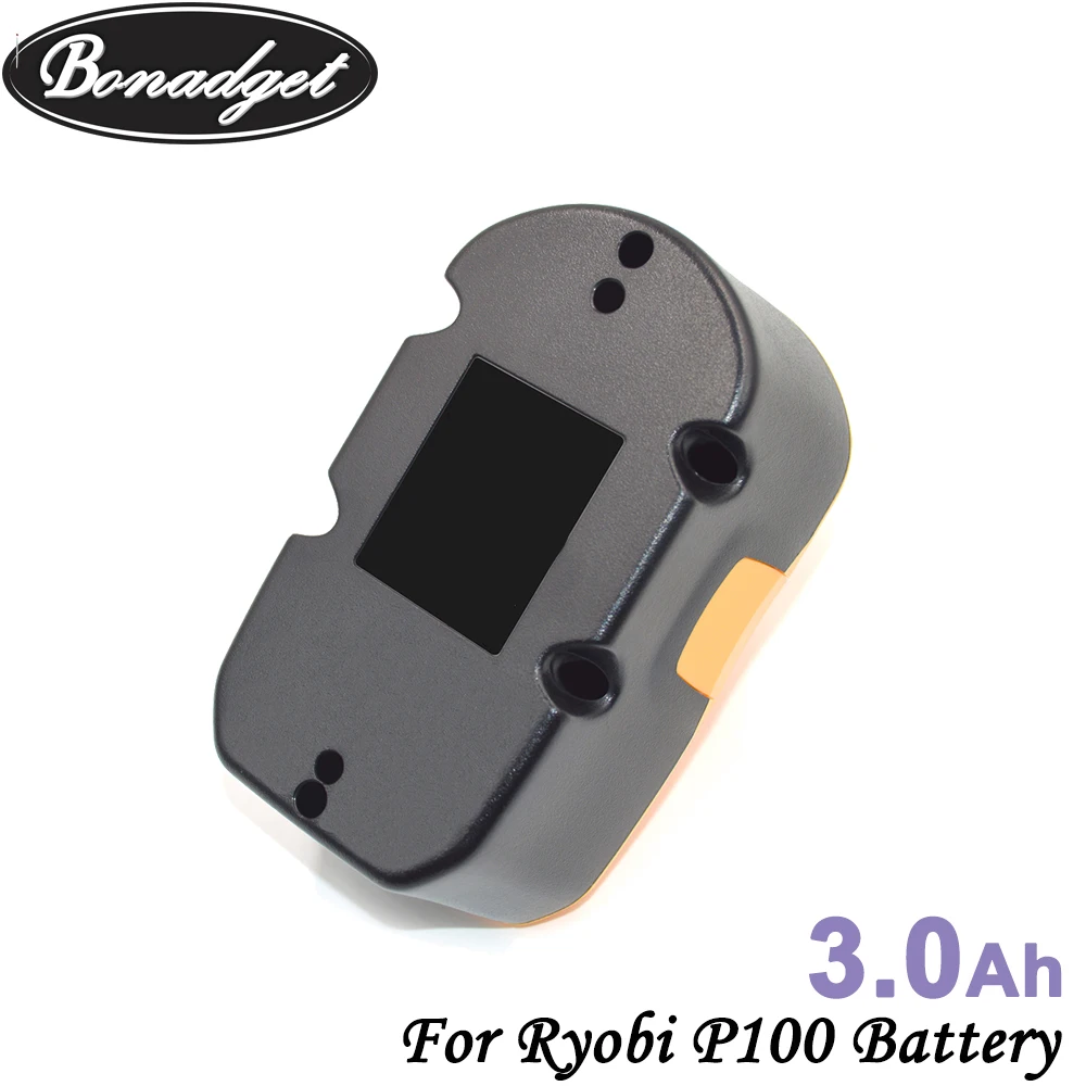 Bonadget 2 пакета 18В 3000 мАч Ni-MH P100 аккумуляторная батарея для Ryobi P101 1322401 1400672 P230 P211 P206