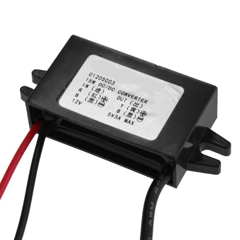 Преобразователь постоянного тока 12 В в 5 3 А понижающий модуль питания