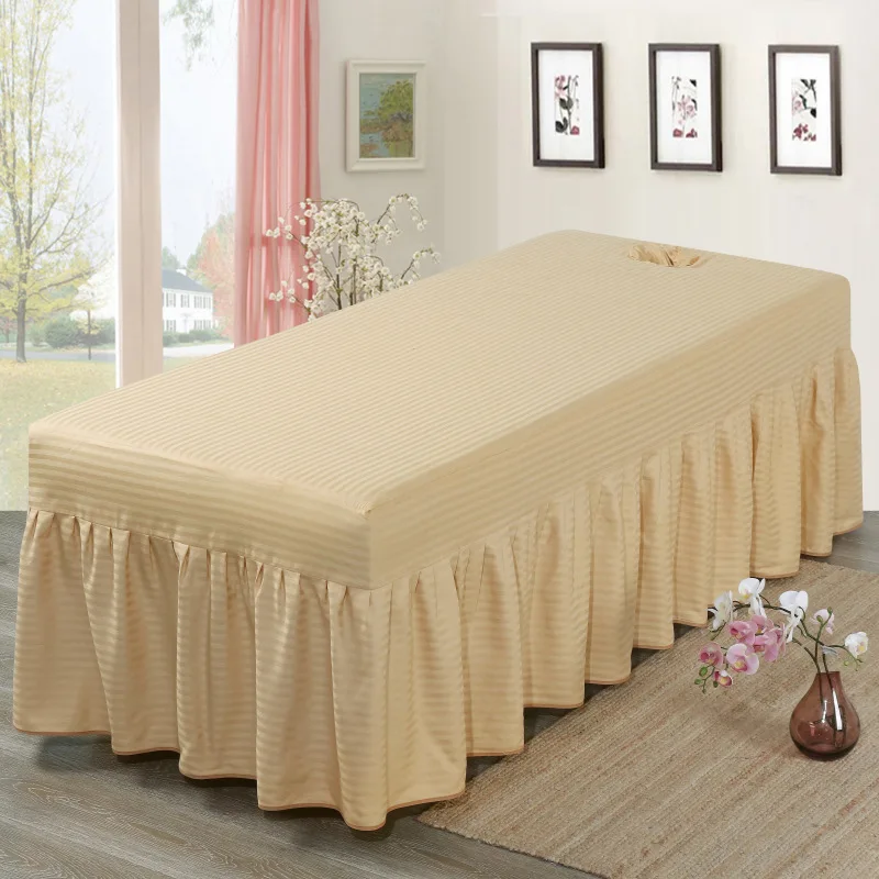 Красота салон покрывало с отверстием для массажа тела простыней на кровать