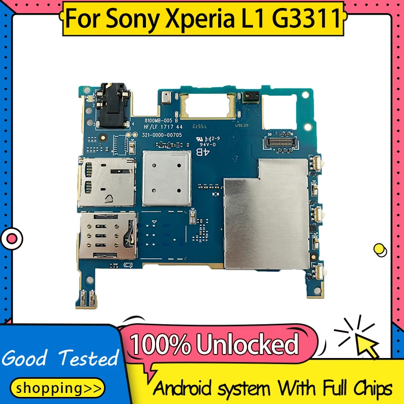 Полностью протестированная разборная материнская плата TDHHX для Sony Xperia L1 G3311 с