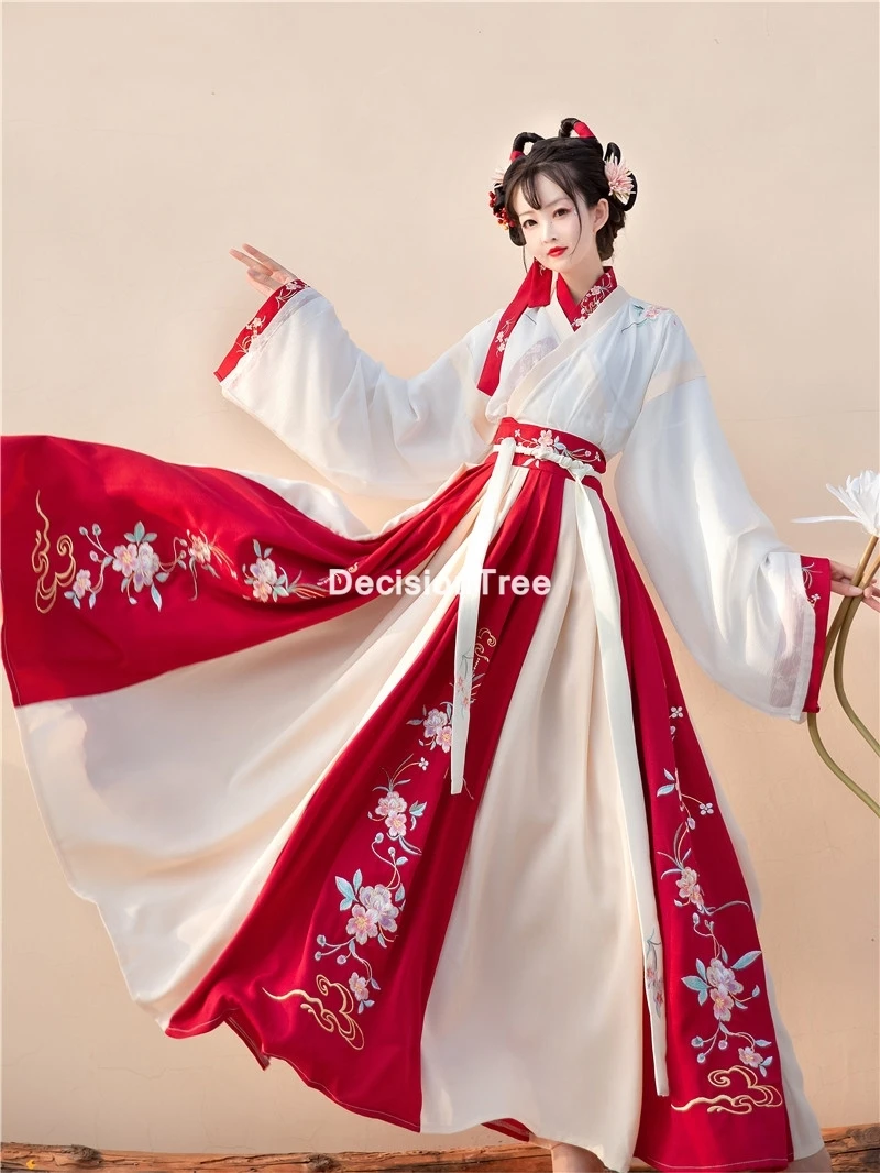 

2021 национальный костюм ханьфу костюм для косплея в древнем китайском стиле, женское китайское сценическое платье ханьфу, костюм старинной ...