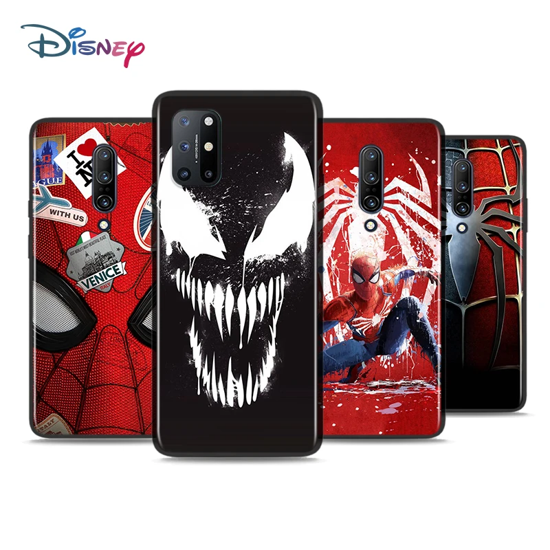 silicone cover marvel venom spiderman for oneplus nord n10 n100 8t 7t 6t 5t 8 7 6 pro plus phone case shell coque free global shipping