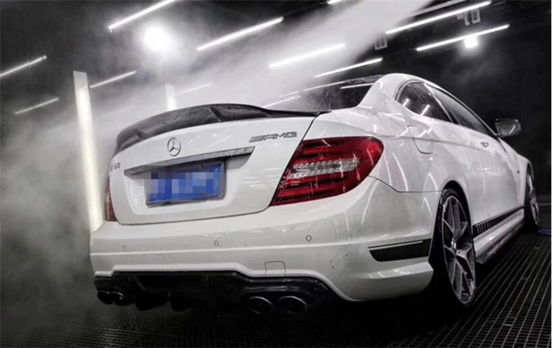 Спойлеры из углеродного волокна для Mercedes Benz W204 C Class Coupe C63 C200 C230 C260 C280 C300 2007