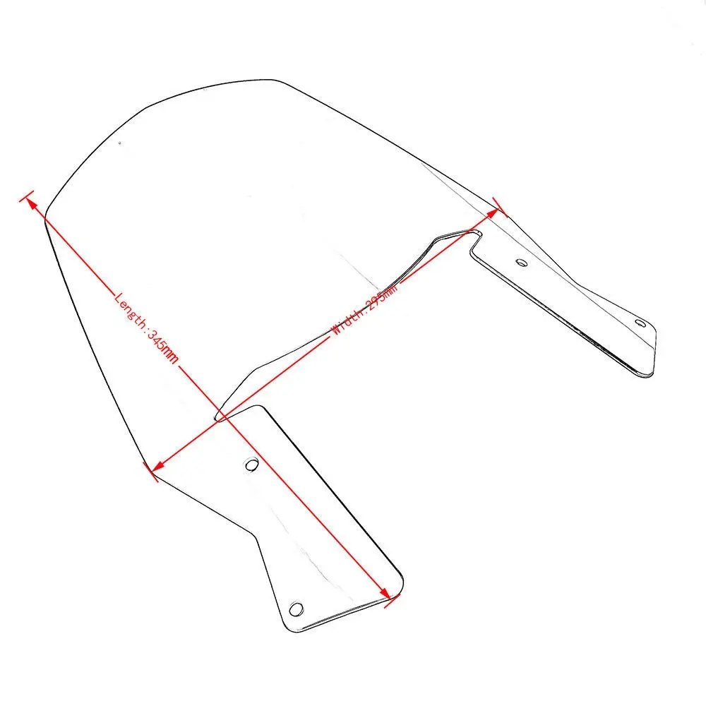 Ветровое стекло для мотоцикла 2012-2018 Duke Enduro R 690 ветровое защитная пленка экрана на