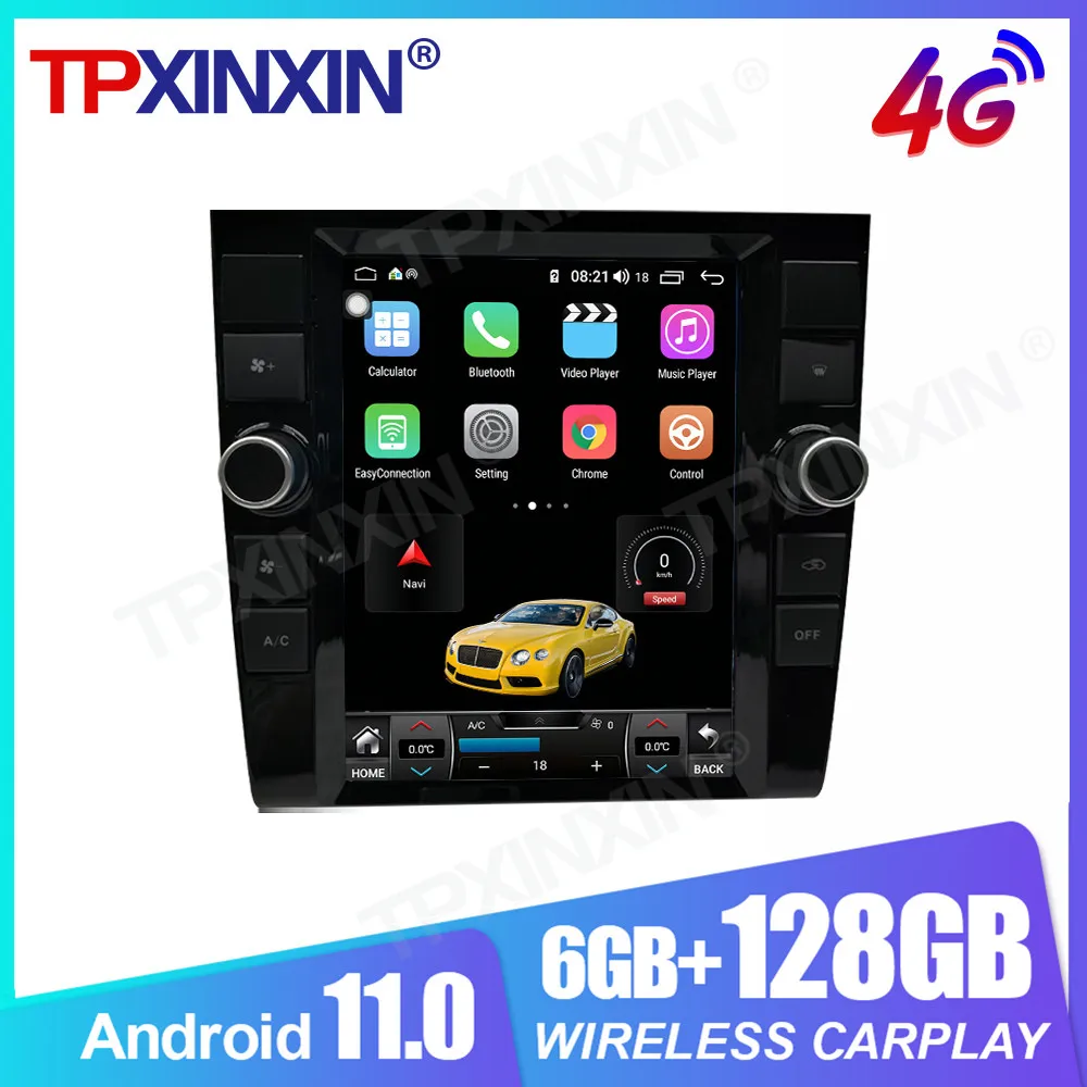 

Android 11.0 8+256G Car Radio Carplay For Audi A4 2002-2008 GPS Navigation Headunit Multimedia Player Auto Stereo Tape Recorder