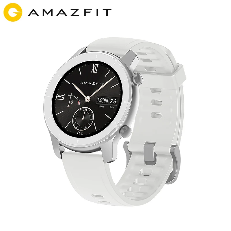 Amazfit GTR 42 мм смарт часы GPS Смарт часы мужские 5ATM водонепроницаемые Смарт часы 24 дня батарея AMOLED экран 12 Спорт - Цвет: GTR-42MM-white