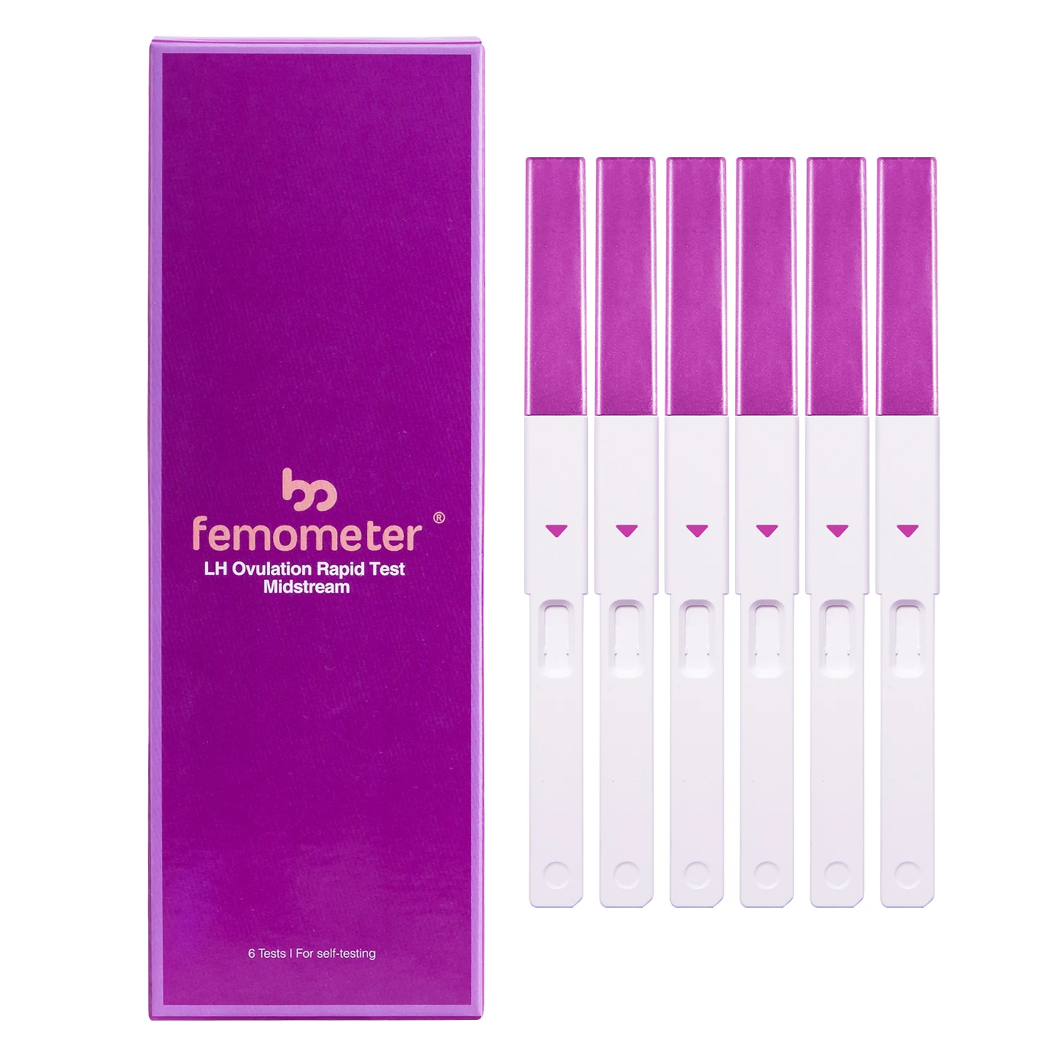 6 шт Femometer передовые тесты на овуляцию вкладыши для с узором в виде плюща и