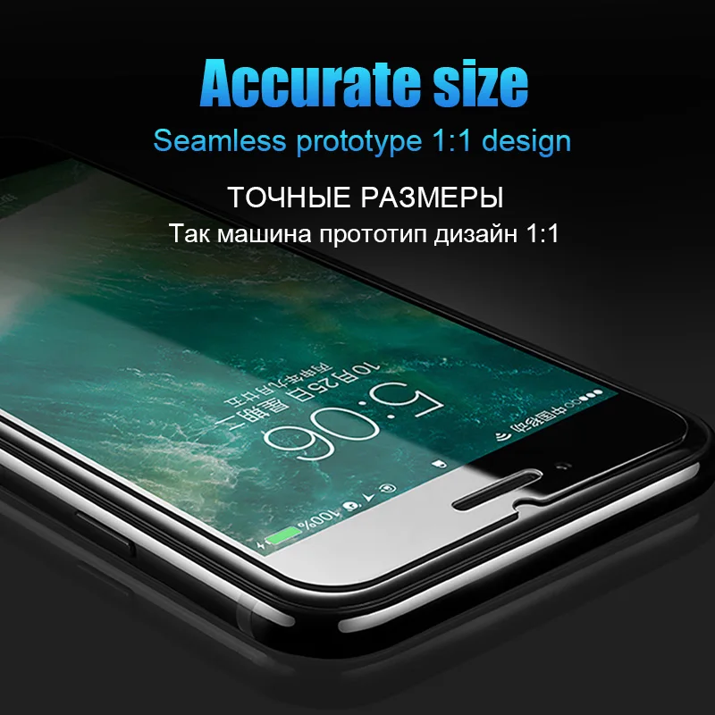 Закаленное стекло 3 шт./лот для iPhone 11 Pro Max 7 8 6 6s Plus SE 2020 5 5s Защита экрана XS XR 1 чехол
