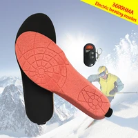 1800 mah heated insoles rechargeable heated insole foot warmer with remote control winter outdoor huntingfishing and hiking
