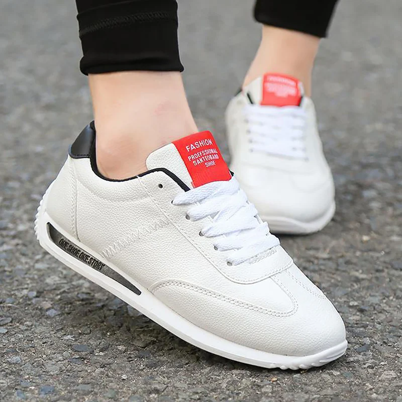 Унисекс кроссовки белые кожаные туфли для мужчин удобные 2020 Новое поступление