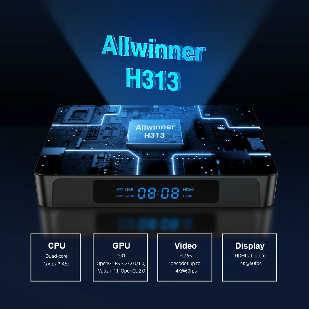 2022 X96Q PRO Новая Приставка Smart TV Android 10 Allwinner H313 2 4 GWiFi 4K HD телеприставка PK X96 mini |