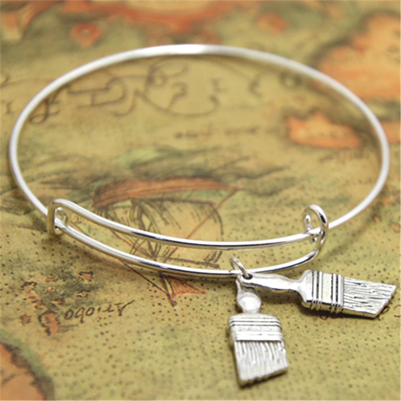 

12 шт./лот браслет художника шармы Браслеты Регулируемый художник ювелирные изделия дом художественная живопись художника