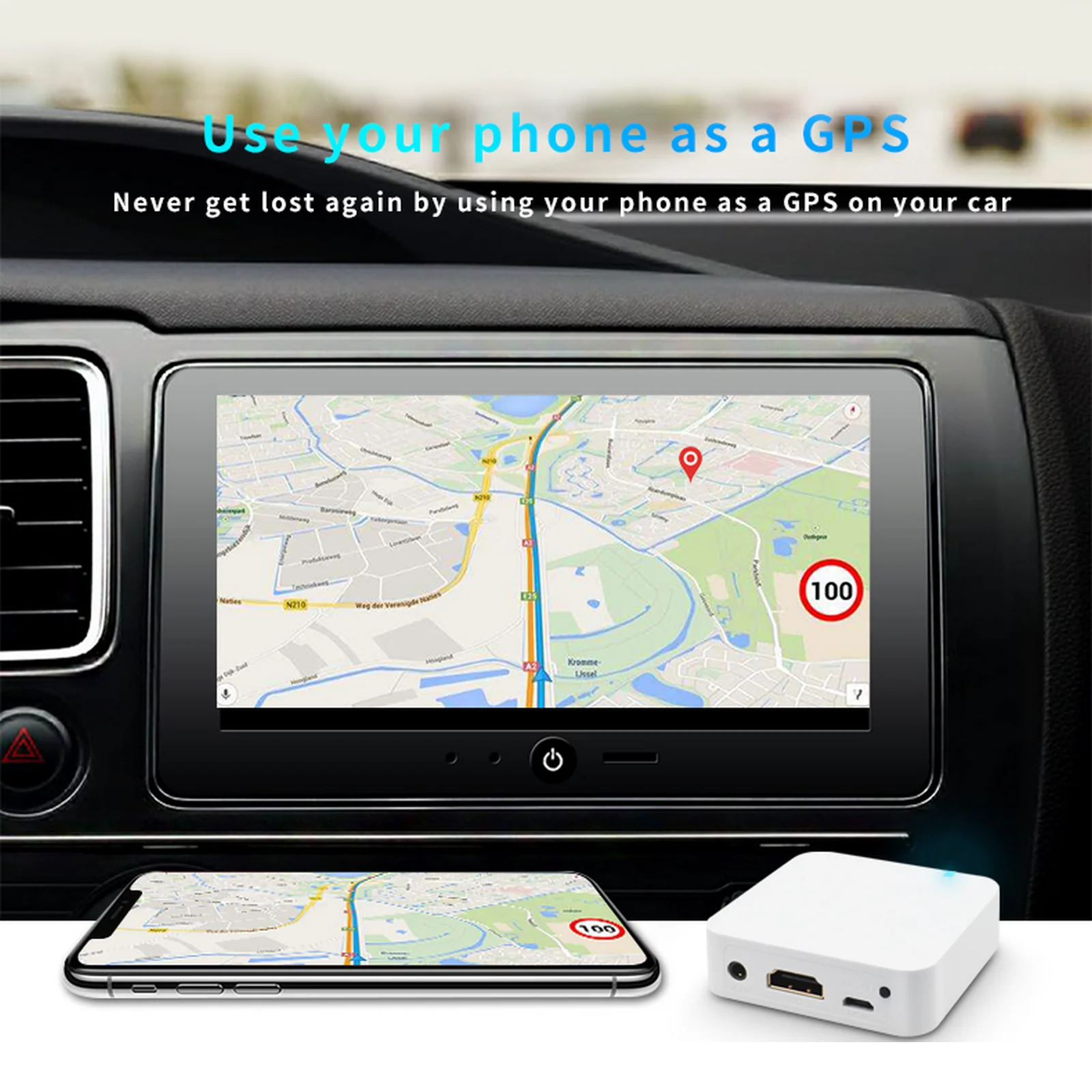 

Car MiraScreen WiFi Display Box Mirror Phone To Car Screen Wireless HDMI Av Transmitter Screen Mirroring Airplay for IOS Android