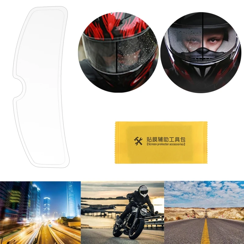 

Rainproof Motorcycle Helmet Lens Film Protective Clear Visor Shield Sticker U90C