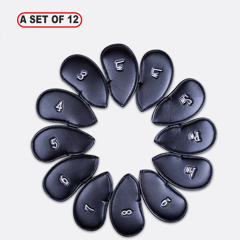 

Hot Golfs' Leather Cover with Hook and Loop Design Durable Portable Wear Resistant Waterproof Anti-Dust for Golfs