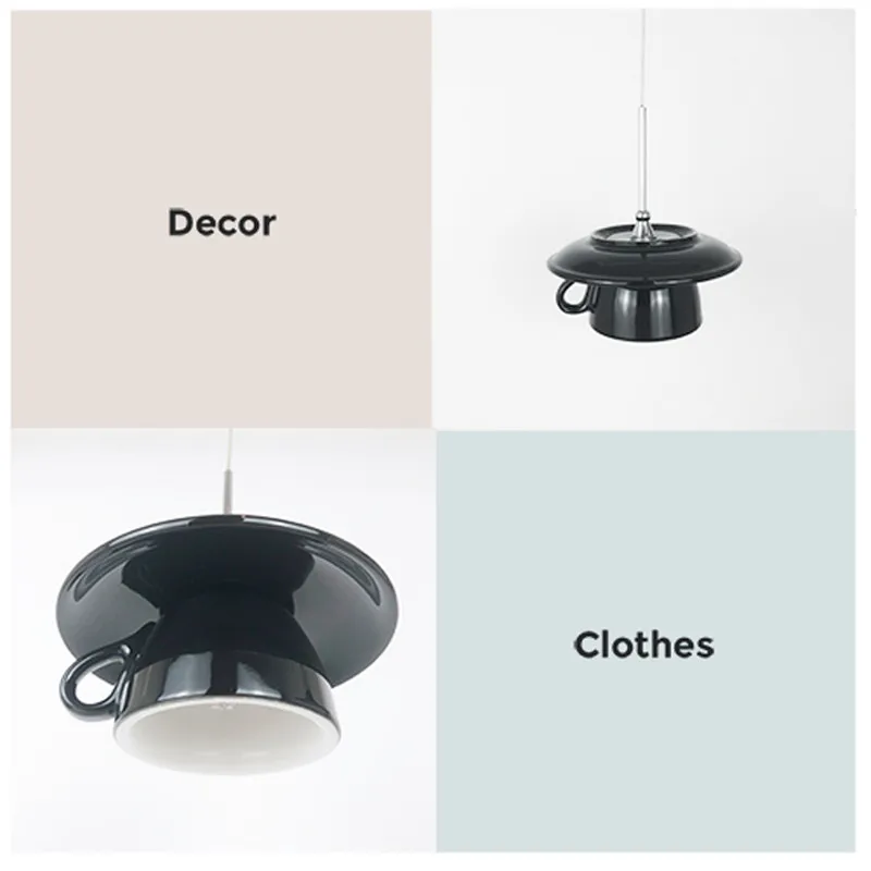 Керамические светодиодные подвесные светильники для чайной чашки подвесной