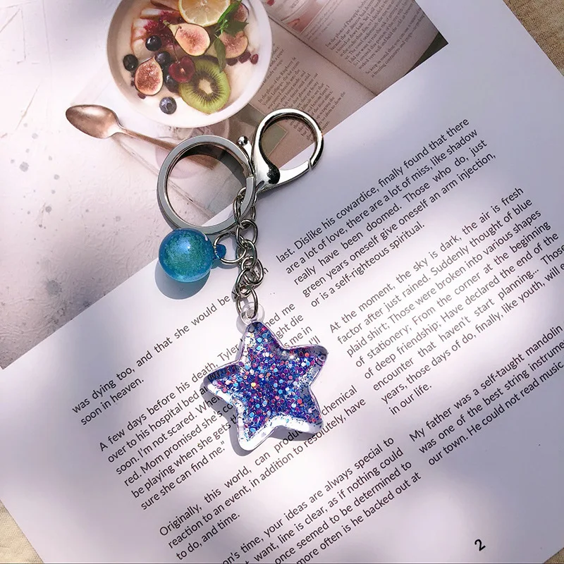 Модный и фантазийный брелок хит новинка мультяшный морской мир морская звезда