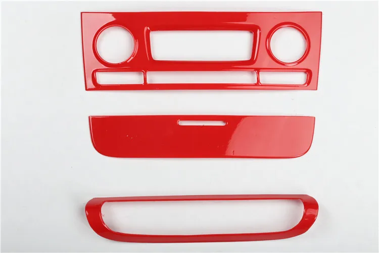 

TTCR-II for Mercedes-Benz Smart Fortwo 2009-2014 Car Center Console Car Styling Accessories ABS Car Sticker Patch 3 Pieces