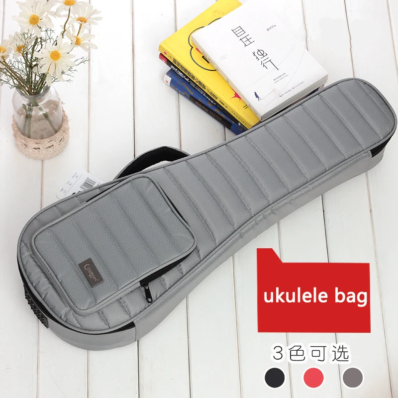 Ukulele Bag Case Backpack 21 23 26 Inch Size Ultra Thicken Soprano Concert Tenor More Colors Mini Guitar Accessories Parts Gig | Спорт и