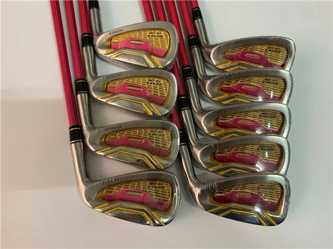 Фирменная Новинка 9 шт. Для женщин 4 звезды Хонма-06 Железный набор клюшки для