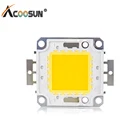 Светодиодный чип белыйтеплый светодиодный свет матрица COB Встроенный чип лампы DIY прожектор Открытый Высокая мощность 10 Вт 20 Вт 30 Вт 50 Вт 100 Вт