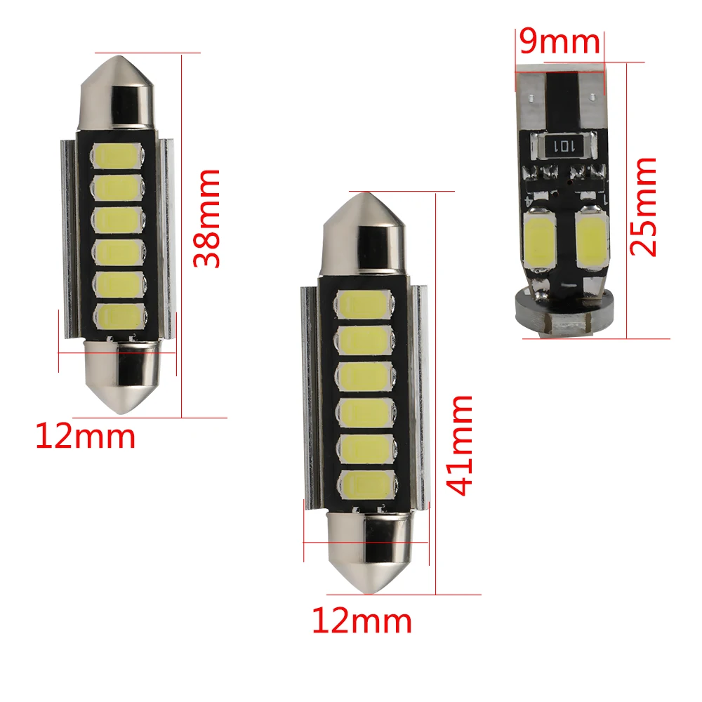 6/7 шт. Автомобильный светодиодный пластина интерьер чтение светильник для VW T4 T5 T6