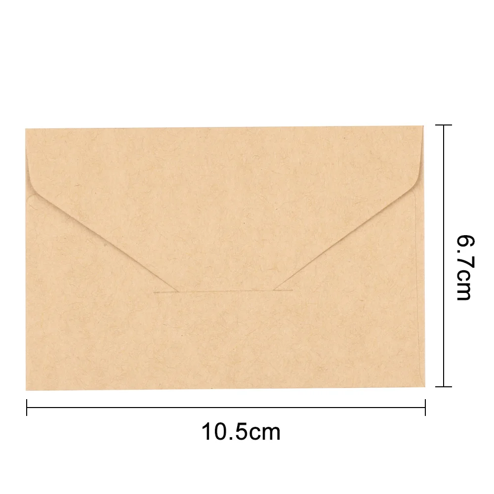 

20PCs/Set Mini Series White Black Kraft Blank Paper Window Envelopes Wedding Letter Invitation Gift Envelope Office Supplies