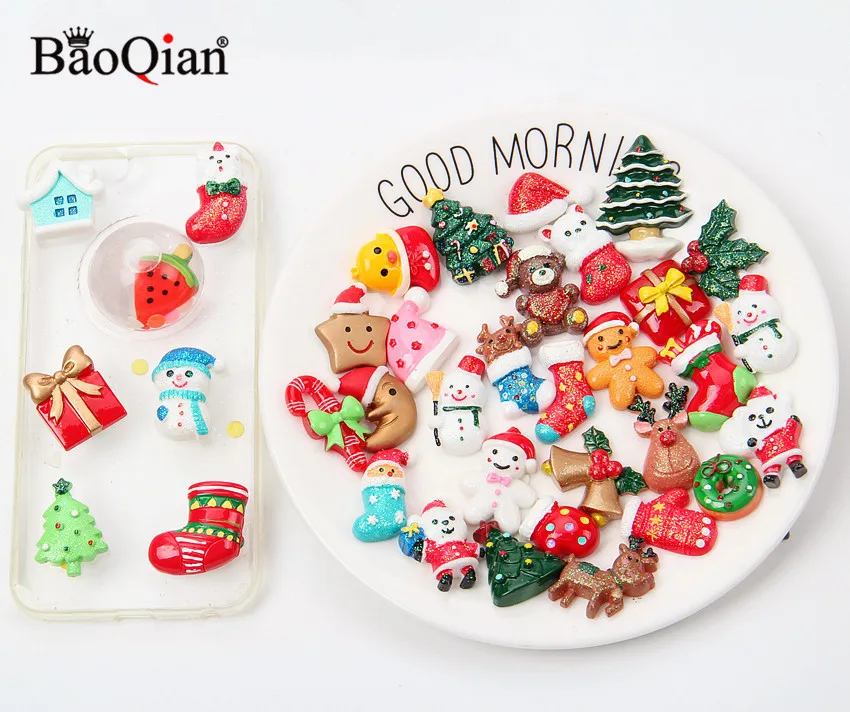 30 шт. разноцветные полимерные бусины для украшения телефона | Дом и сад