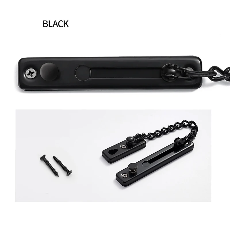 304 нержавеющая сталь Противоугонная дверная цепь замок для домашней